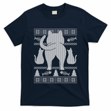 Ugly Christmas Sweater Festive Cat Butt T-Shirt