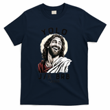 Funny Christian Easter Jesus YOLO JK BRB Raglan T-Shirt