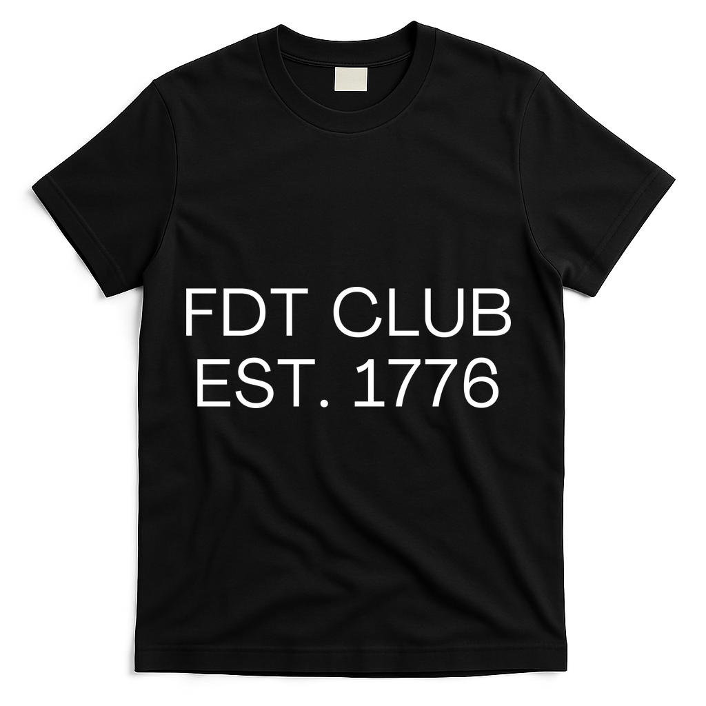 FDT CLUB EST. 1776 T-Shirt - Black