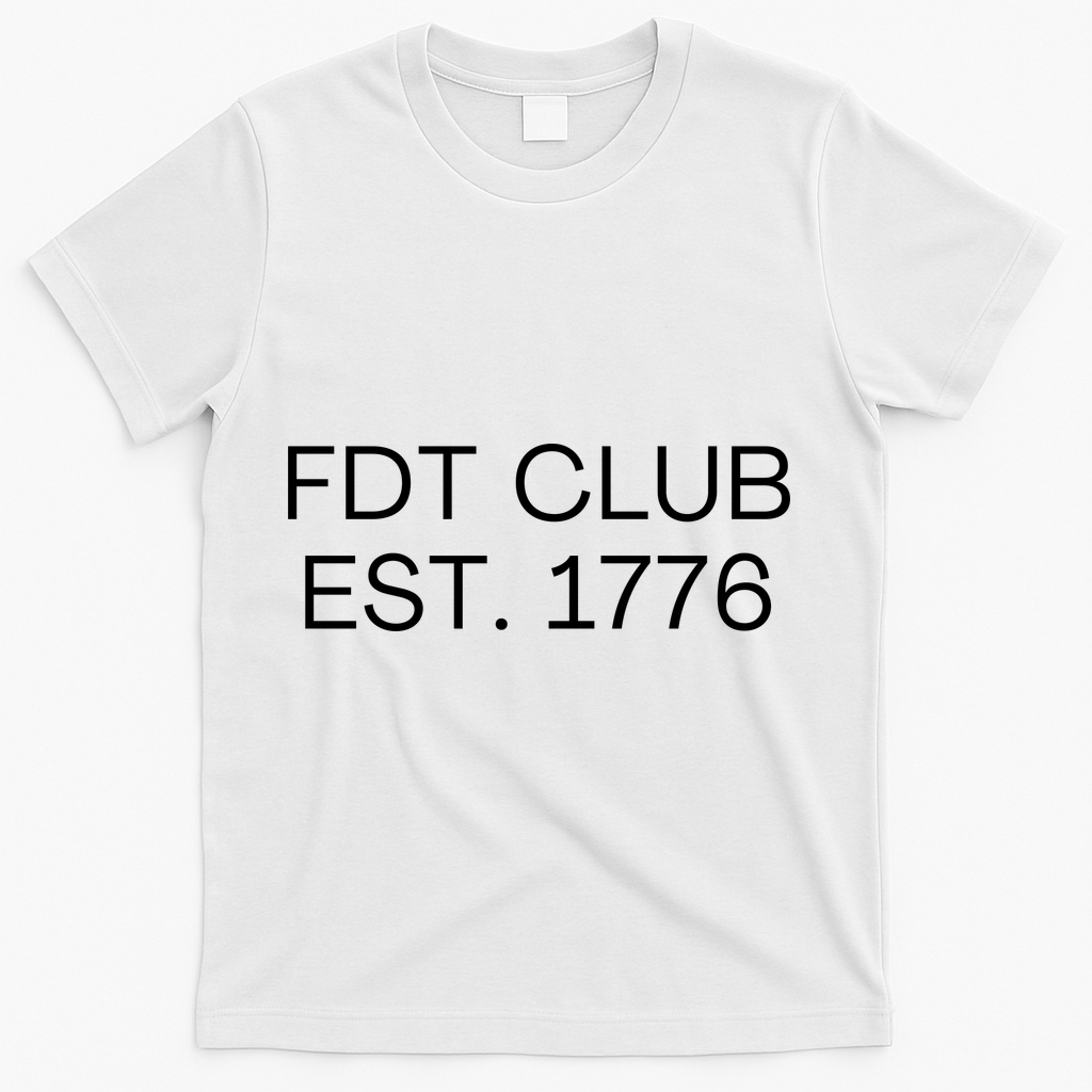 FDT CLUB EST. 1776 T-Shirt - White