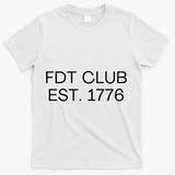 FDT CLUB EST. 1776 T-Shirt - White