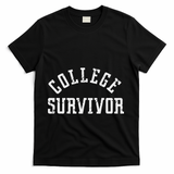 Funny College Freshman Graduate T-Shirt - Black