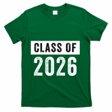 Funny Class Of 2026 Graduation Senior Class 2026 Senior Funny 2026 Graduation T-Shirt - Green
