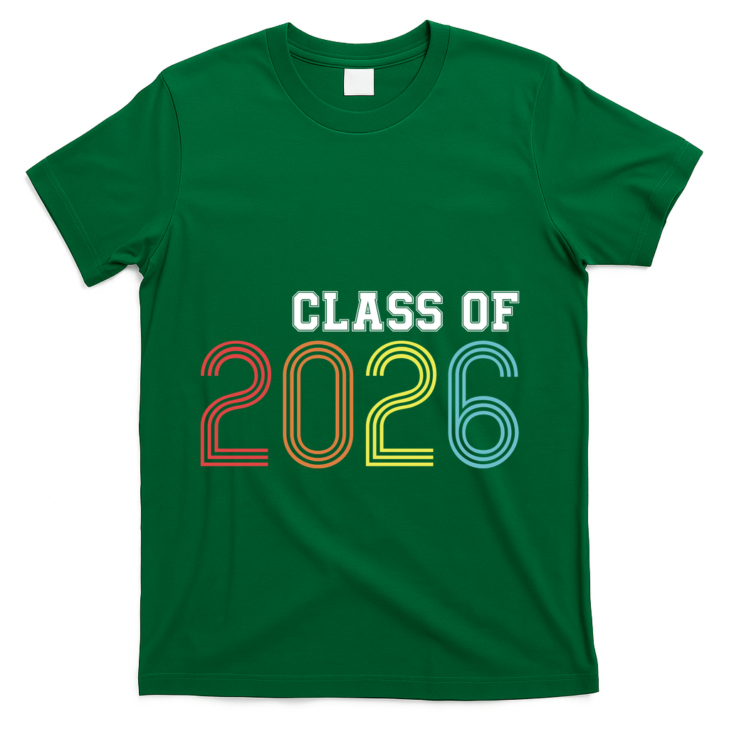 Funny Class Of 2026 Graduation 2026 Senior Senior Class Funny 2026 Graduation T-Shirt - Green