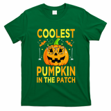 Funny Coolest Pumpkin In The Patch Funny Halloween T-Shirt - Irish Green
