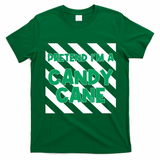 Funny Christmas Pretend Im A Candy Cane T-Shirt - Irish Green