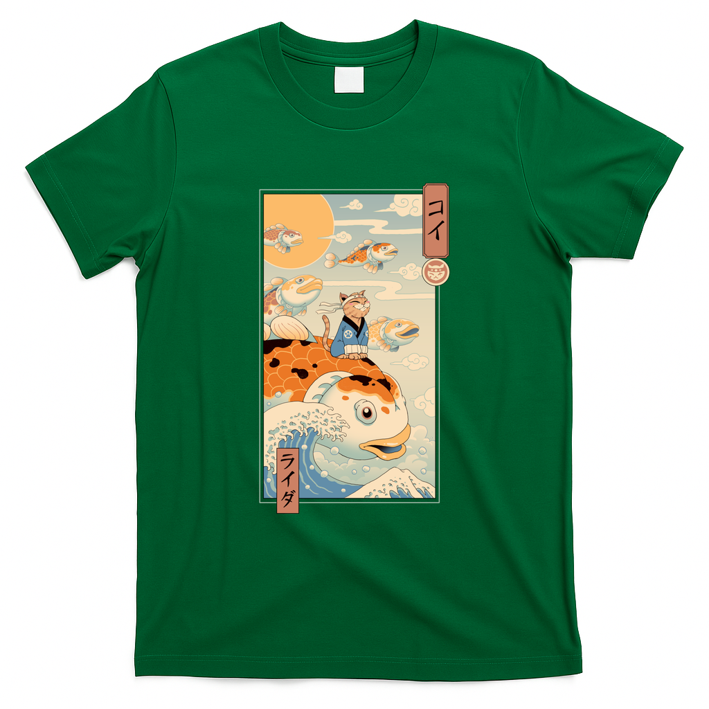 Flying Carp Rider - Green