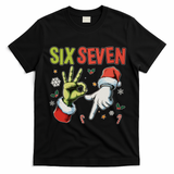 Funny Christmas Six Seven 67 Meme T-Shirt - Black