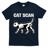 Funny Cat Scan Ct Scan Cat Xgiftray Pun Sarcastic Rad Tech Gift Meaningful Gift T-Shirt - Navy