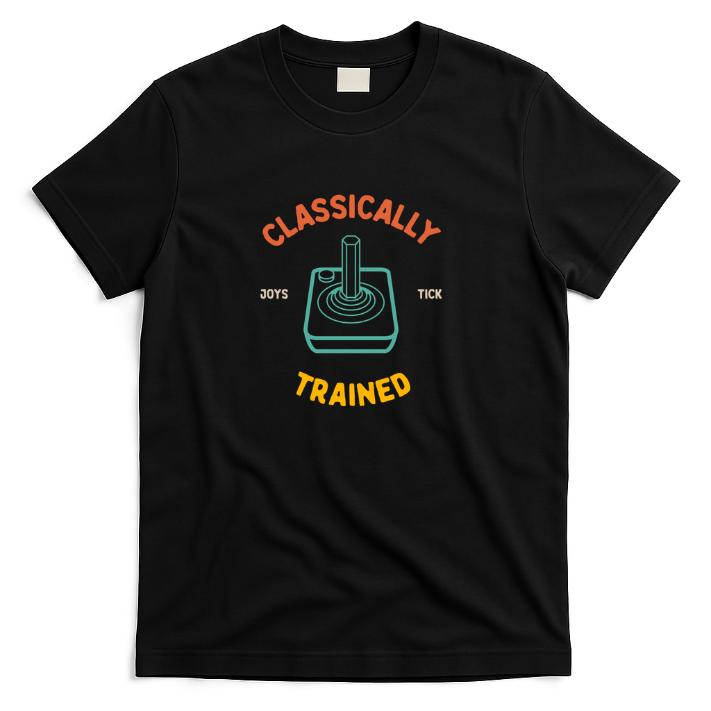 Funny Classically Trained Gaming Retro - Black