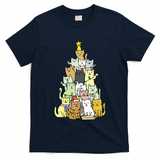 Funny Cat Christmas Tree T-Shirt