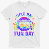Field Day Fun Day Colorful Teacher Students T-Shirt - White