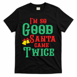 Funny Dirty Naughty Inappropriate Christmas Adult Sexy Xmas T-Shirt - Black