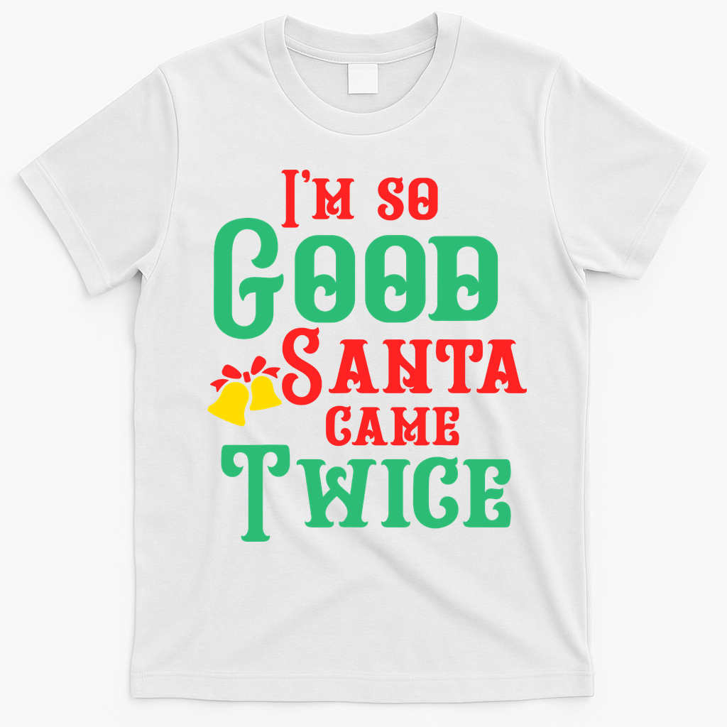 Funny Dirty Naughty Inappropriate Christmas Adult Sexy Xmas T-Shirt - White
