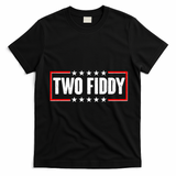 Funny Distressed Two Fiddy Celebrate 250 Years American USA Birthday Anniversary T-Shirt - Black