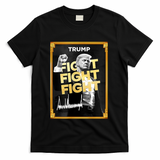 Fight Donald Trump Meme Coin Crypto President T-Shirt - Black