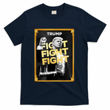 Fight Donald Trump Meme Coin Crypto President T-Shirt - Navy