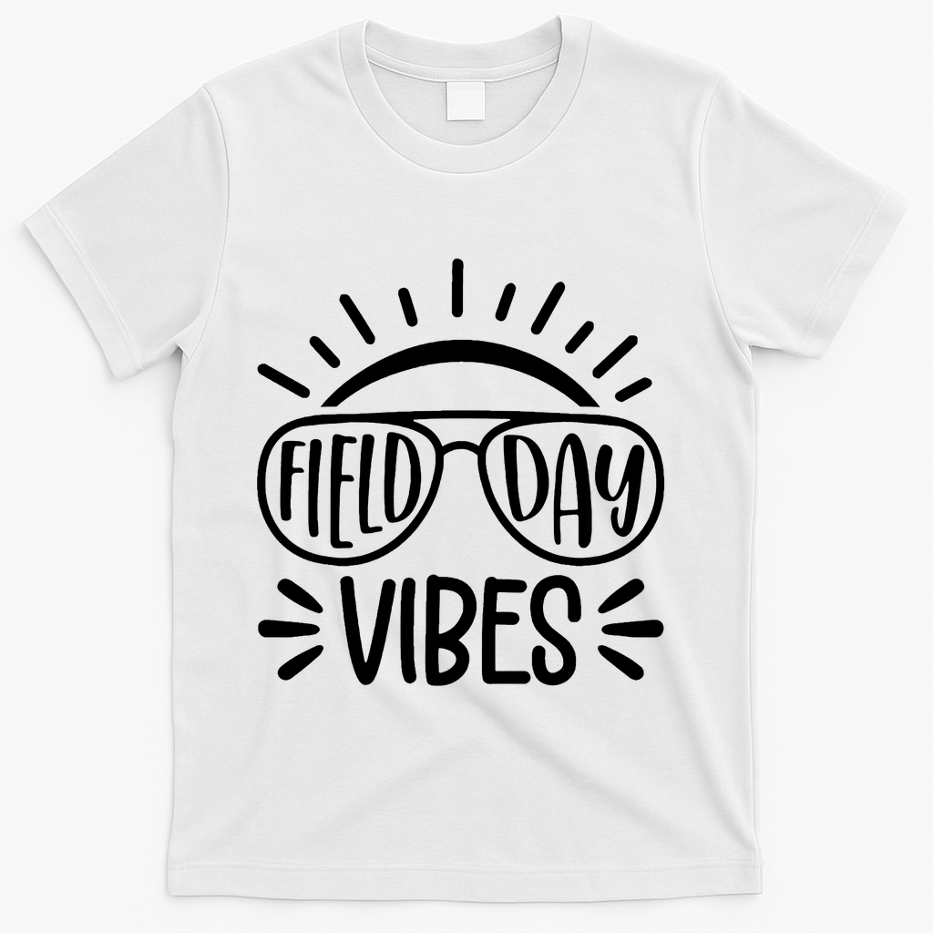 Field Day Vibes Summer T-Shirt - White