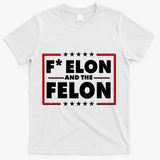 F Elon and the Felon T-Shirt - White
