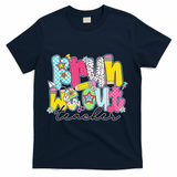 Funny End Of School Year Teacher Summer Bruh We Out T-Shirt - Navy