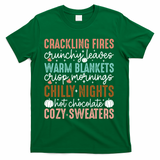 Funny Fall Autumn Season Quote T-Shirt - Green