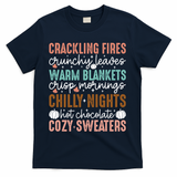 Funny Fall Autumn Season Quote T-Shirt - Navy