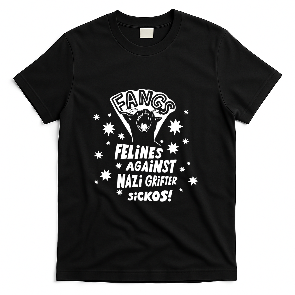 FANGS - Felines Against Nazi Grifter Sickos - Black