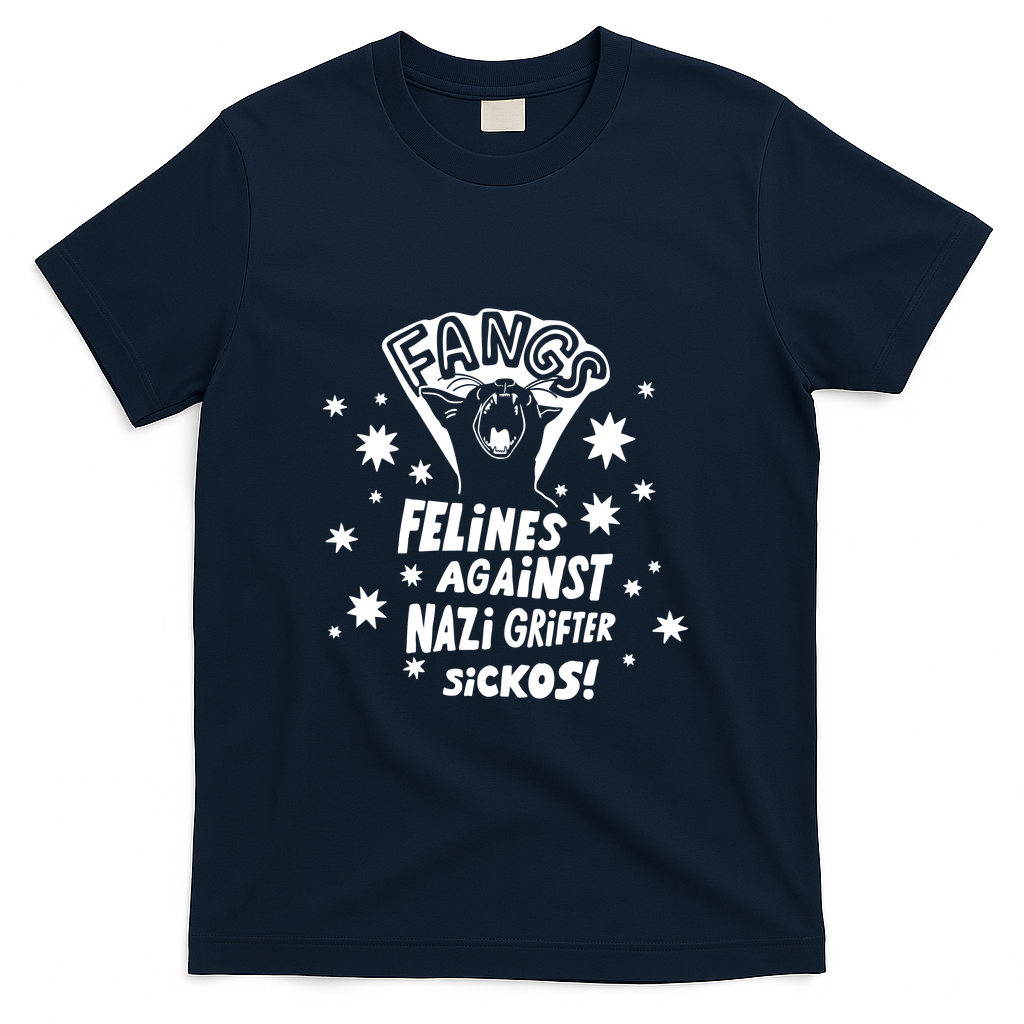 FANGS - Felines Against Nazi Grifter Sickos - Navy