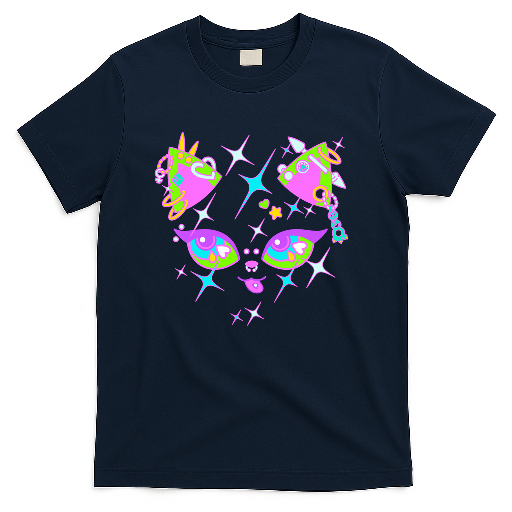 Feline Fatale - Navy
