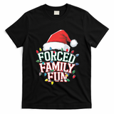 Forced Family Fun Christmas T-Shirt - Black