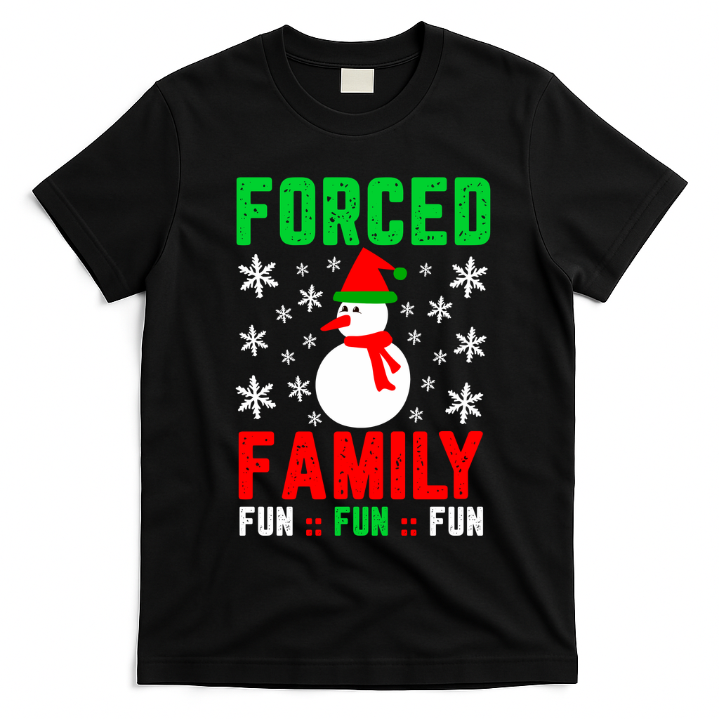 Forced Family Fun T-Shirt - Black