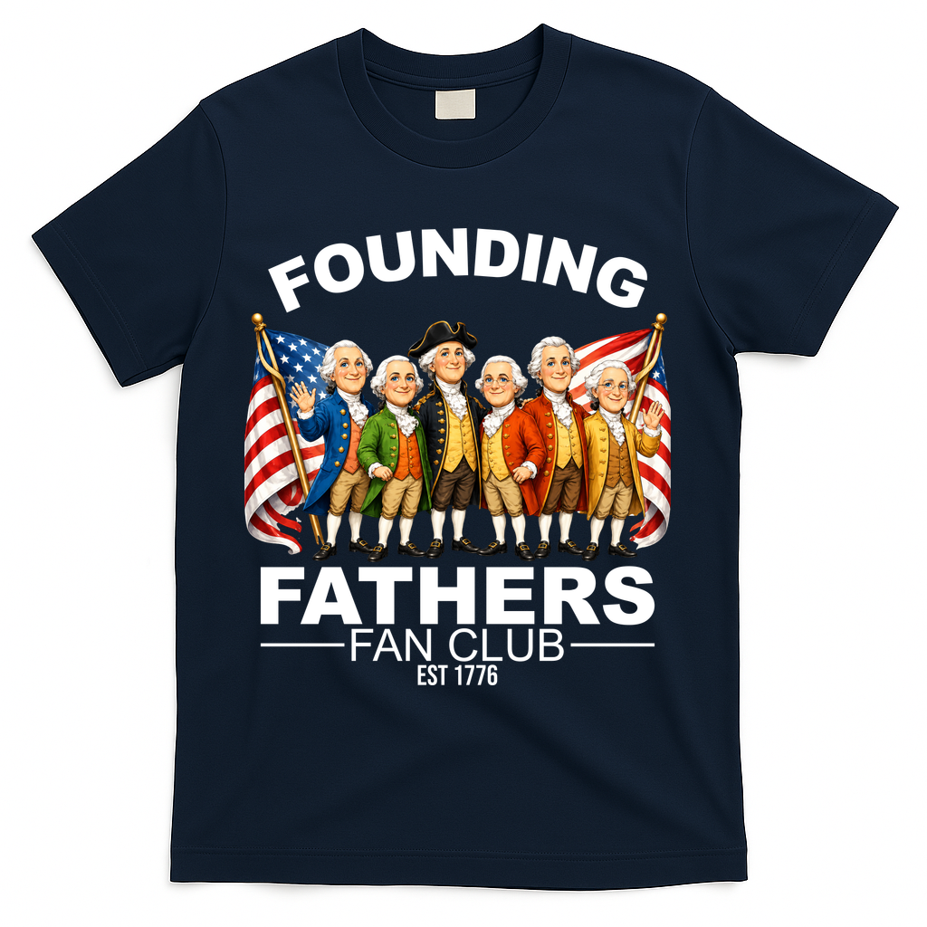 Founding Fathers Fan Club T-Shirt - Navy