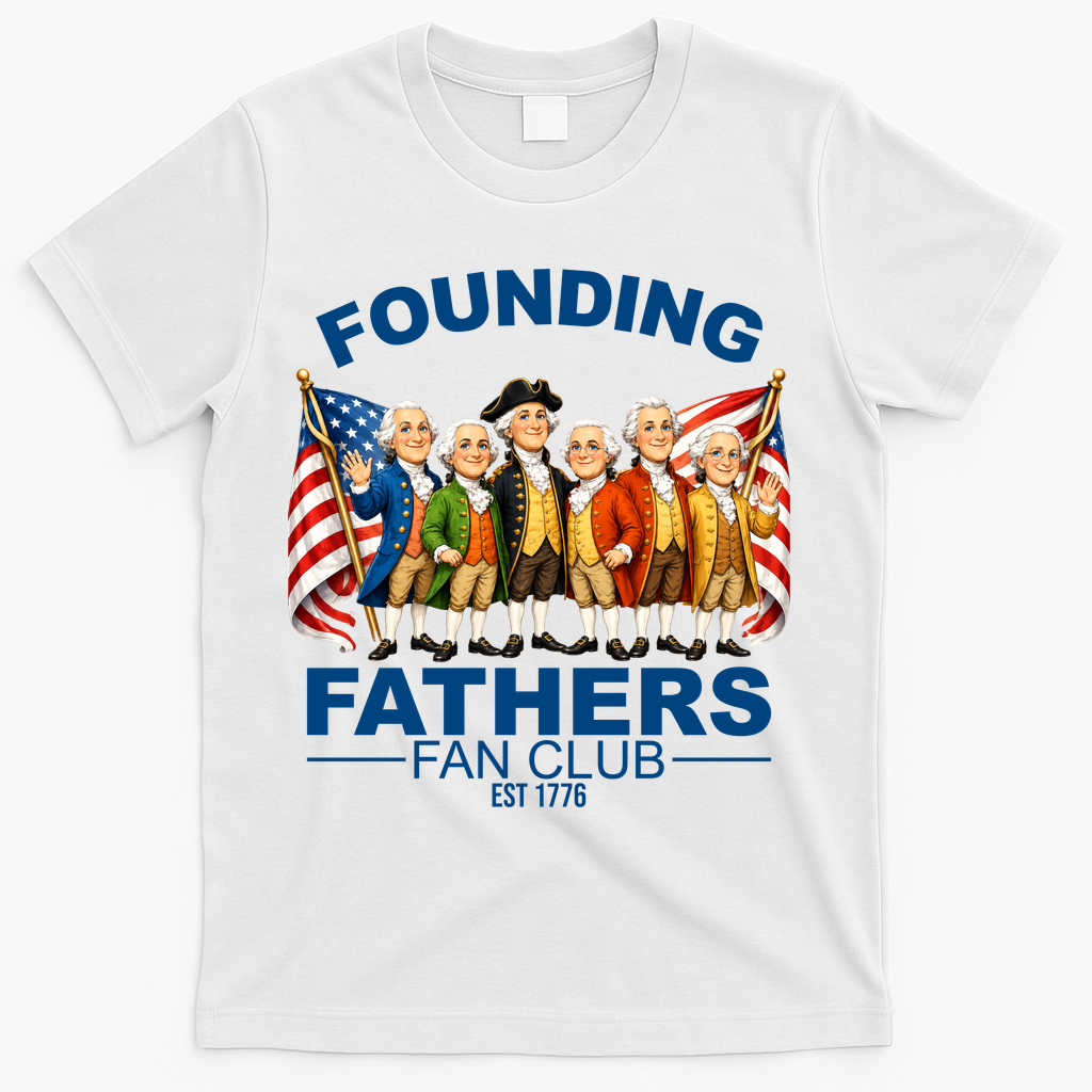 Founding Fathers Fan Club T-Shirt - White