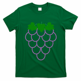 Funny Fruit Grapes Halloween Costume Funny Funny T-Shirt - Irish Green