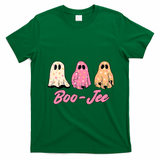 Funny Fall Halloween Ghost Boujee Boo Jee Spooky Season Cute T-Shirt - Irish Green