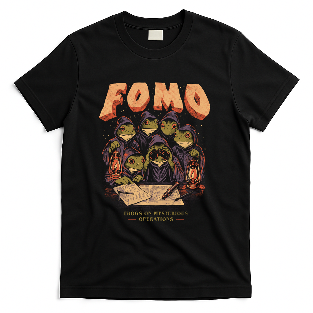 FOMO Frogs On Mysterious Operations - Black