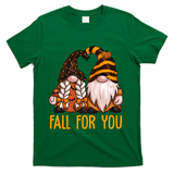 Fall For You Gnome Cute T-Shirt - Green