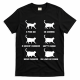 Funny Gift Cats Meme Chonk Cat Chart T-Shirt