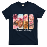 Football Game Day Fall Vibes Cute Autumn T-Shirt - Navy