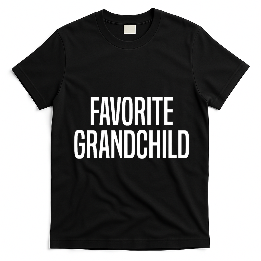 Favorite Grandchild T-Shirt - Black