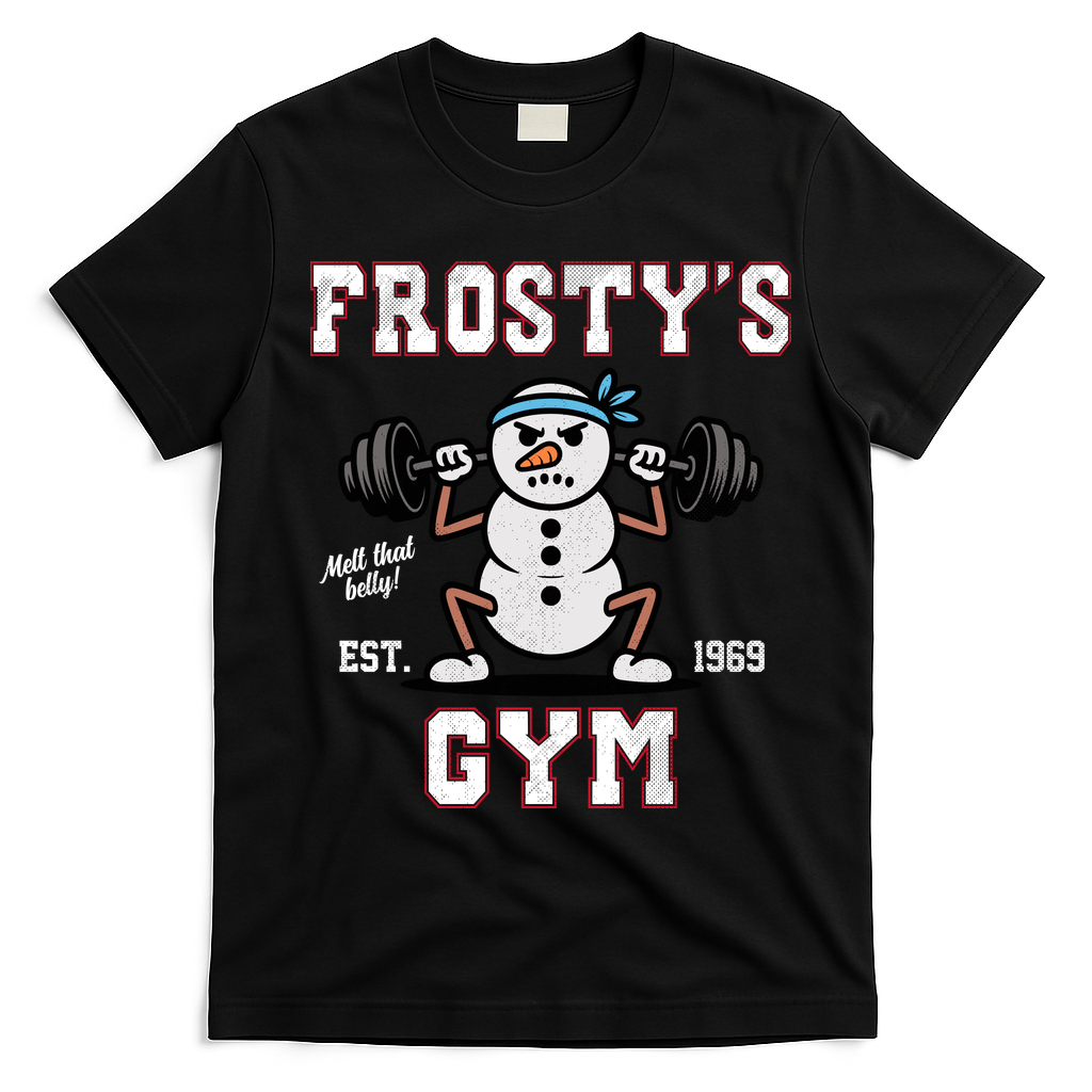 Frosty's Gym T-Shirt - Black