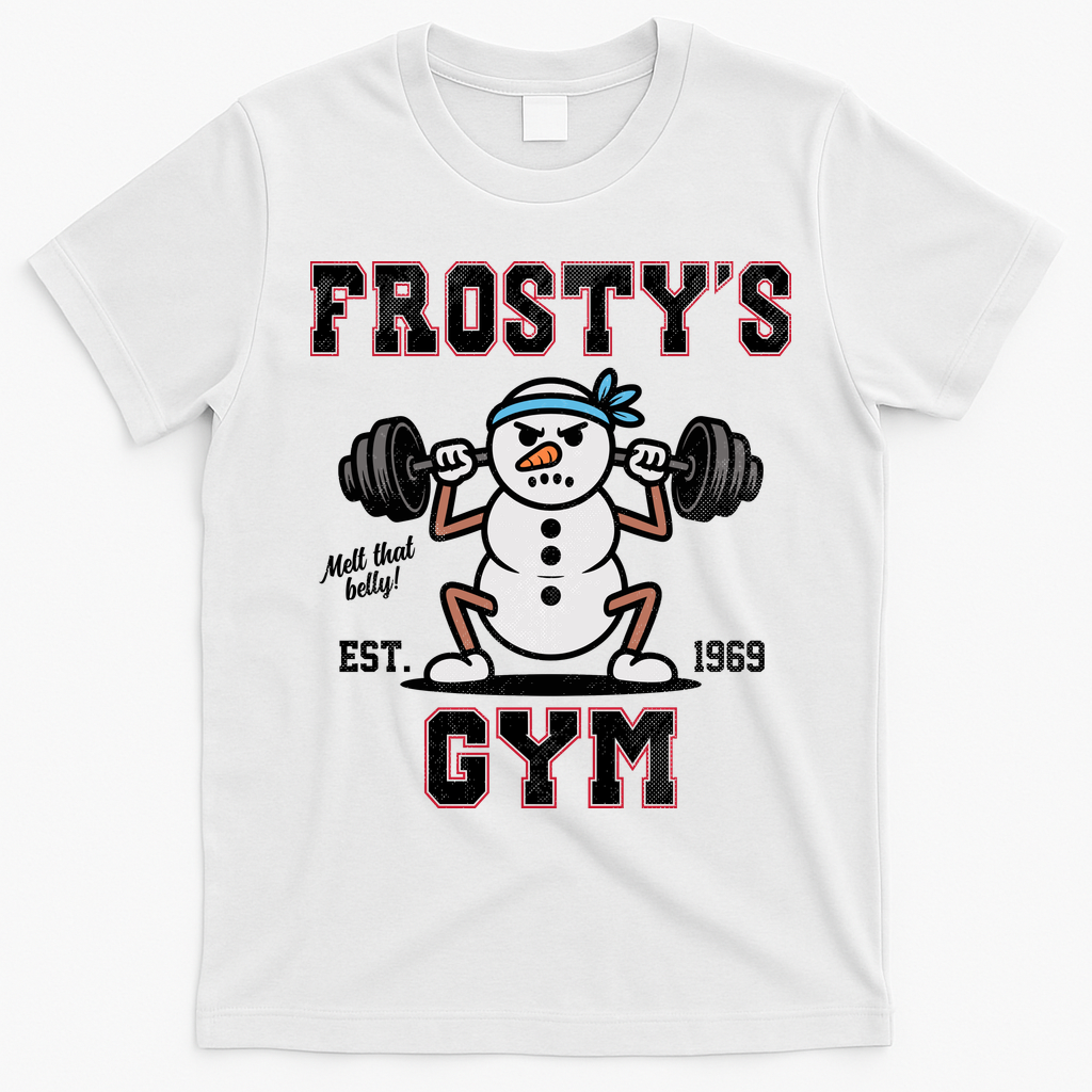Frosty's Gym T-Shirt - White