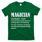 Funny Gift For Teachers Teaching, Teacher Definition  T-Shirt - Green