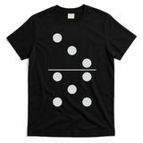 Funny Group Matching Halloween Costume Domino Dominoes 35 T-Shirt - Black