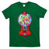 Funny Gumball Machine Halloween Gum Dispenser Easy Costume T-Shirt - Irish Green