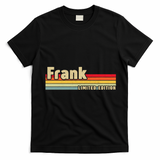Frank Gift Name Personalized Birthday Funny Christmas T-Shirt - Black