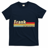 Frank Gift Name Personalized Birthday Funny Christmas T-Shirt - Navy Blue
