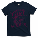 Feral Girl Summer Opossum T-Shirt - Navy