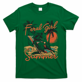 Feral Girl Summer T-Shirt - Green