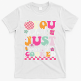 Funny Groovy You Didnt Just Pass You Cooked Teacher School T-Shirt - White